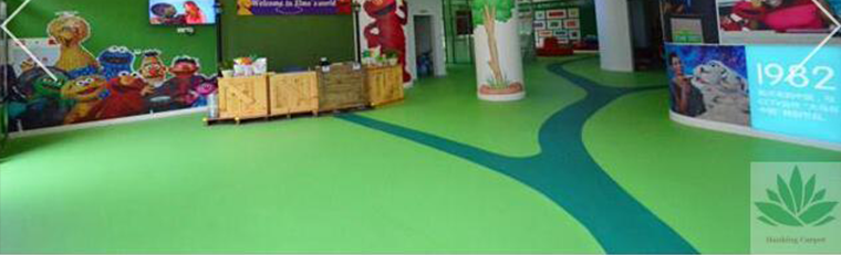 Kindergarten plastic flooring