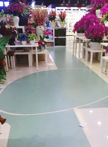 Florist rubber flooring